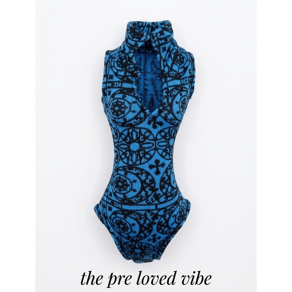 Monster High Doll Robecca Steam Dance Class Deep Blue Leotard Body Suit
